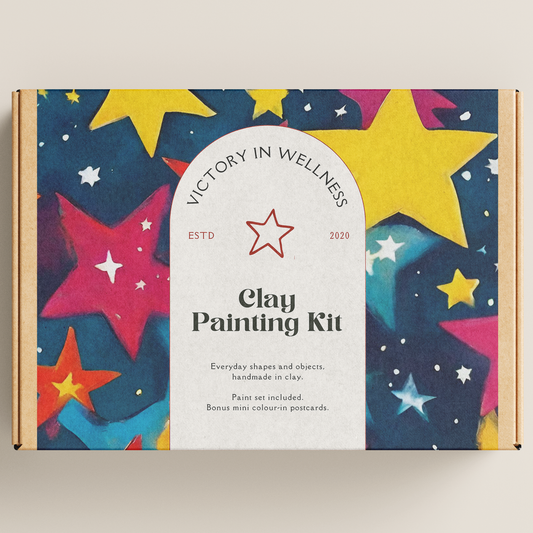 Cute aesthetic collection, Star Dish, Craft Kit, Trinket Dish, Paint Kit, Retro Craft Kit-0
