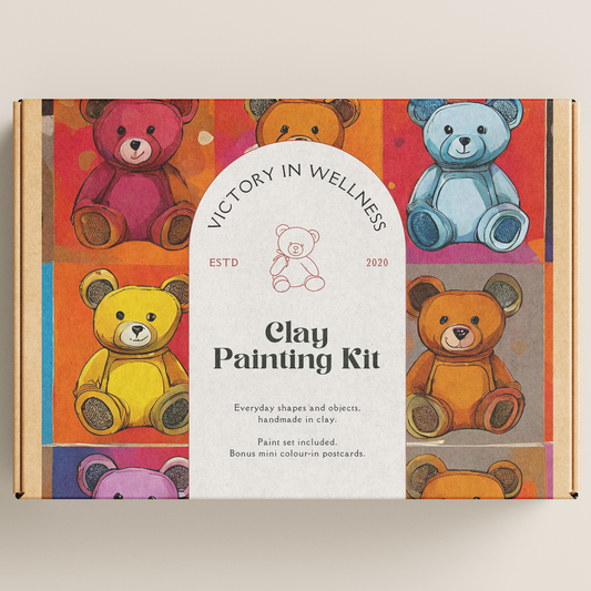 Teddy Paint By Numbers Kit, Teddy Bear Art, DIY Acrylic Painting Activity, Great Gift Idea | by Victory In Wellness-0